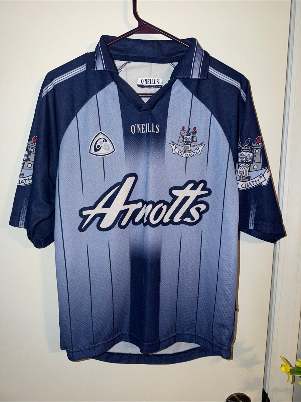 O'Neill Men's Gradient Navy and Light Blue Arnott's Dublin Jersey
